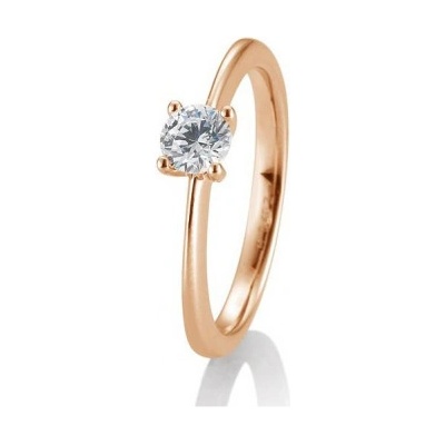 Sofia Diamonds prsteň z ružového zlata s diamantom BE41 05638 R