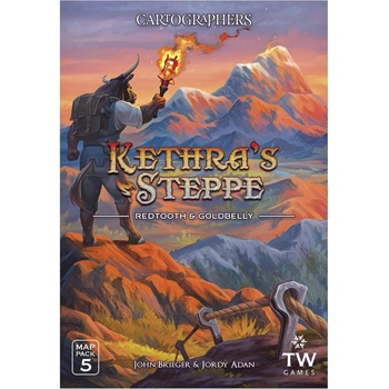Thunderworks Games Разширение за настолна игра Cartographers Heroes - Map Pack 5: Kethras Steppe (TWK4067)