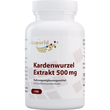 Image 1 of vitaworld Karden wurzelextrakt 500 mg [100 капсули]