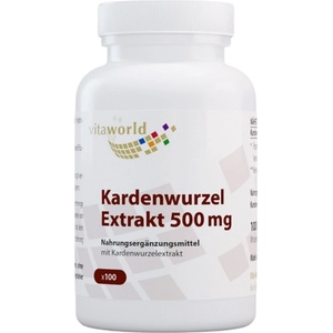 vitaworld Karden wurzelextrakt 500 mg [100 капсули]