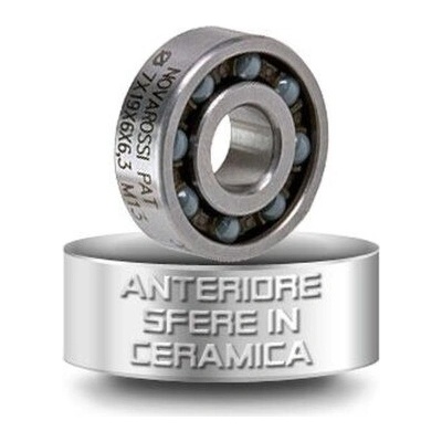 Novarossi Přední keramické kuličkové ložisko 7x18x5,3mm 9 kuliček