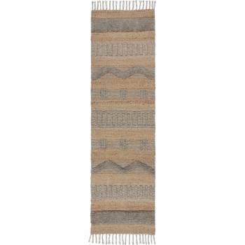 Flair Rugs Пътека в светлосиво и естествен цвят 60x230 cm Medina - Flair Rugs (503119374576)