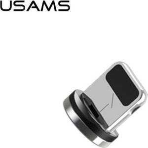 USAMS Adapter magnetyczny lightning bulk - сребрист (Usa000284)