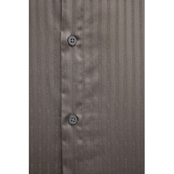 Giorgio Armani Памучна риза Armani Exchange в сиво със стандартна кройка с класическа яка XM001868 AF18836 (XM001868.AF18836)