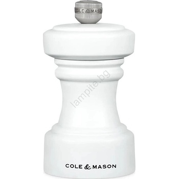Cole&Mason Cole& Mason - Мелничка за сол HOXTON 10, 4 см бук/матово бял (GG559)