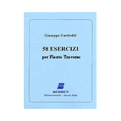 Cinquantotto 58 Štúdi od Giuseppe Gariboldi pre priečnu flautu