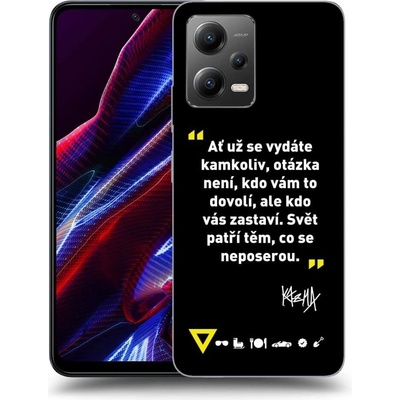 Pouzdro Picasee ULTIMATE CASE Xiaomi Poco X5 - Kazma - SVĚT PATŘÍ TĚM, CO SE NEPOSEROU