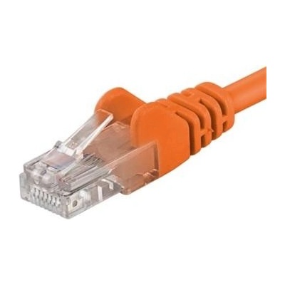 Premiumcord sputp01E Patch, UTP RJ45-RJ45 level 5e, 1m, oranžový