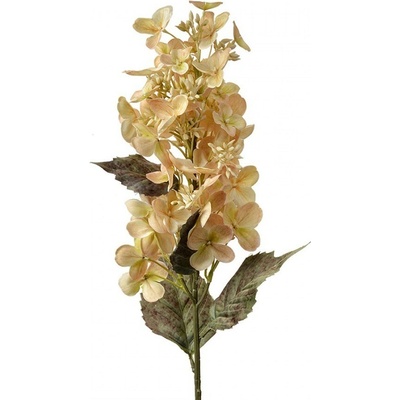Dekorácia béžová umelá kvetina hortenzie - 71 cm - Clayre & Eef