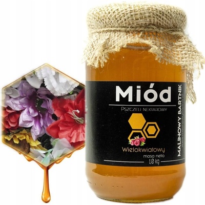 Nektárový med mnohokvetý tekutý Malinowy Bartnik 1 kg