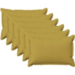 vidaXL Калъфка за възглавница 6 pcs HOUTEN Светло зелено 50 x 80 cm (920040)
