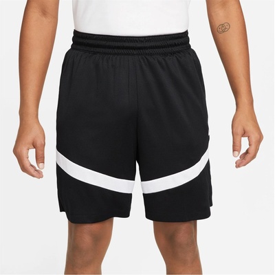 Nike Мъжки къси панталони Nike Dri-FIT Icon Mens 8 Basketball Shorts - Black/White