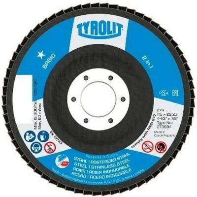 Kotuc Tyrolit 115x22,23mm, ZA60-B 28A, 2in1, * Basic