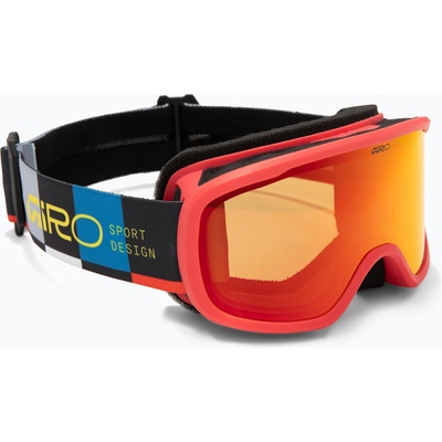 Giro Детски скиорски очила Giro Buster Jr black blocks/amber scarlet