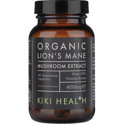 KIKI Health Lion's Mane's Extract Organic 400mg 60 kapslí