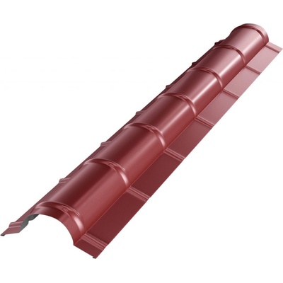 Bilka Veľký polkruhový hrebenáč 2000 x 290 mm 0.45 mm oxidovaná červená