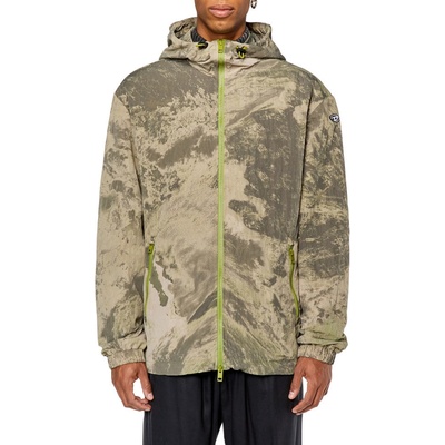 Diesel J-Warrett-print Jacket zelená