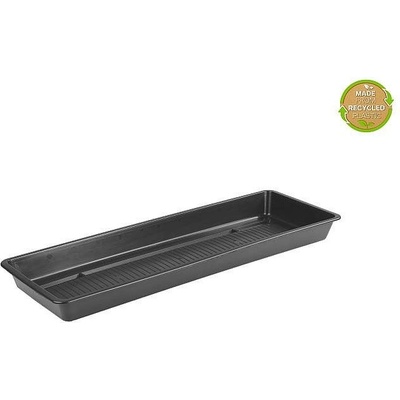 PLASTKON podmiska pod truhlík Extra Flor Antracit 58,3 x 16,5 x 4 cm – Zboží Dáma