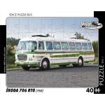 Retro cars - Puzzle BUS č. 1 Škoda 706 RTO (1968) - 40 - 99 piese