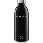 Smeg Термо бутилка SMEG Clima 50's Style WBF01BL, 500 мл, Херметично затваряне, Двустенна, Неръждаема стомана 18/8, Черен (WBF01BL)