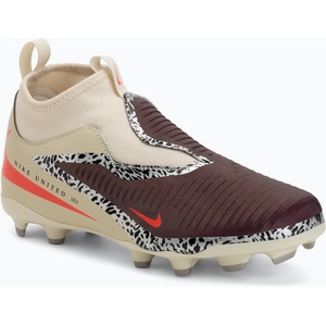 Nike Детски футболни обувки Nike United Jr. Phantom 6 High Academy MG burgundy crush/fossil/university red