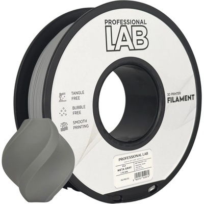 Professional Lab FG-P83-E1, 3D филамент, PLA, 1, 75mm, 1000g, Сив (Meta grey) (FG-P83-E1)