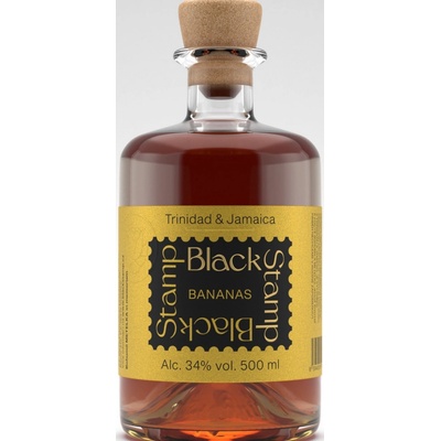 Black Stamp Bananas 34% 0,5 l (holá láhev)