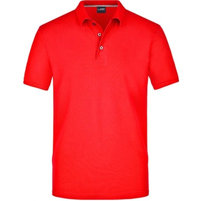 James & Nicholson Pánska polokošeľa JN708 Light Red