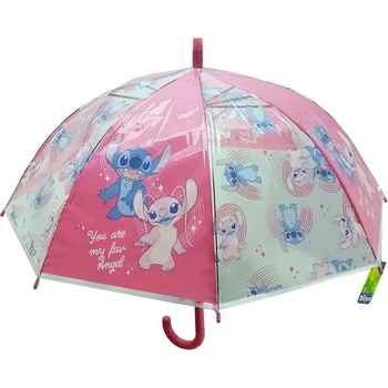 SAFTA Чадър Safta 43 cm Stitch Beach umbrella - Pink (Multicolor)