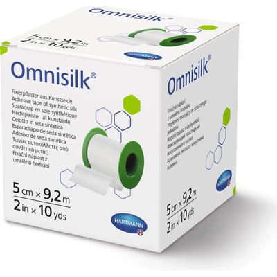 HARTMANN RICO a.s. Omnisilk® náplast z bílého hedvábí varianta: 5 cm x 9,2 m