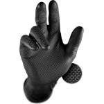 Grippaz 246A Антиплъзгащи нитрилни ръкавици черни размер L/9 - 50бр (4142)