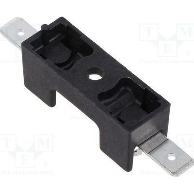 EATON/BUSSMANN BK-S-8201-1-R Zásuvka; 6,3x32mm; na panel; 30A; 300VAC; Póly: 1; 300VDC