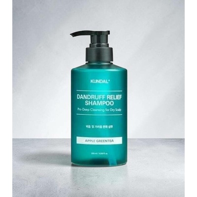 KUNDAL Dandruff Relief Shampoo Apple Green Tea šampon proti lupům a svědění pro suchou pokožku 500 ml