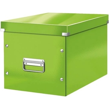 Štvorcový box Leitz Click&Store, veľkosť L (A4), zelený
