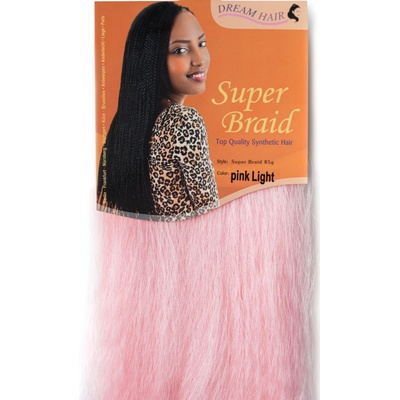 Super Braid 100% Jumbo Braid Kanekalon PINK LIGHT