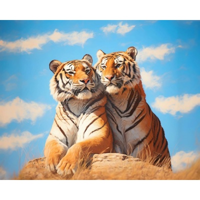ZUTY Obrazy na stenu - Tygre Rámovanie: bez rámu a bez vypnutia plátna, Rozmer: 40x50 cm