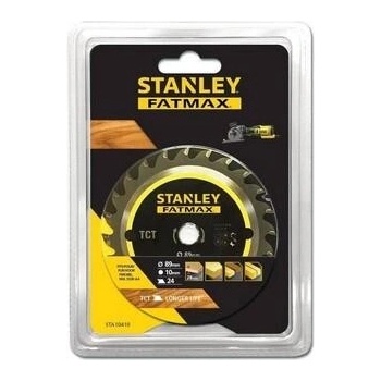 Stanley 10410 Pilový kotouč na dřevo TCT 89 x 10 mm, 24 zubů