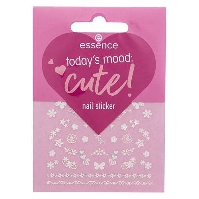 Essence Nail Stickers Today's Mood Cute! nálepky na nehty 1 balení