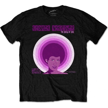Aretha Franklin tričko Fillmore West '71 čierne