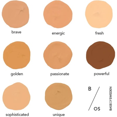 Base of Sweden Waterproof Full Coverage Foundation SPF30 Фон дьо тен за жени 30 ml сянка Brave