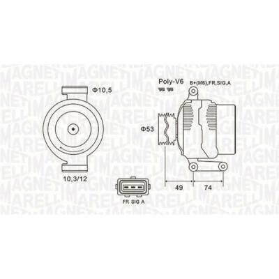 generátor MAGNETI MARELLI 063731638010