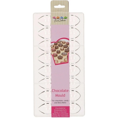 Fun Cakes Polykarbonátová forma na čokoládu - olive