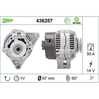 Alternátor VALEO 436257