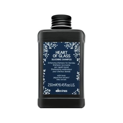 Davines Heart Of Glass Silkening Shampoo укрепващ шампоан за боядисана, химически третирана и изрусявана коса 250 ml