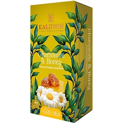 EALDWIN Chamomile & Honey bylinný čaj 20 g