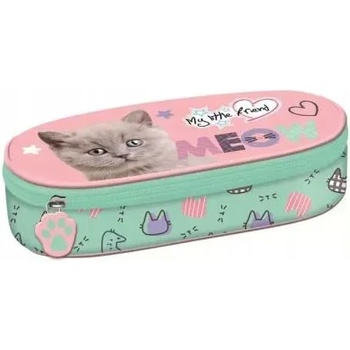 St. Majewski My Little Friend Fluffy Kitty овален ученически несесер