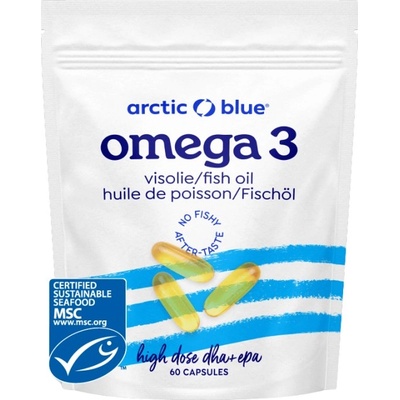 Arctic Blue Omega-3 Fish Oil High Dose DHA + EPA [60 капсули]