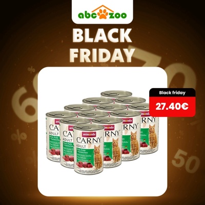 Animonda Carny Adult hovädzie, morka, králik 12 x 400 g