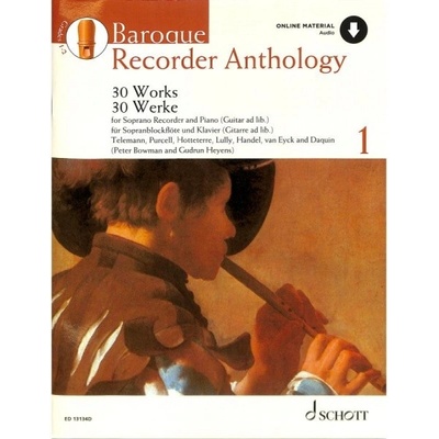 Baroque Recorder Anthology 1 noty pre zobcovú flautu