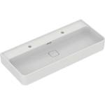 Ideal Standard Strada II - Мивка за шкаф за баня 100x43 cm, с преливник, 2 отвора за смесител, алпийско бяло T372401 (T372401)